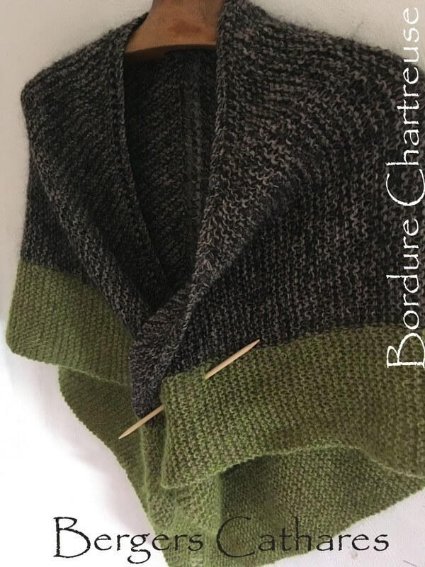 Châle Outlander II – mohair et laine