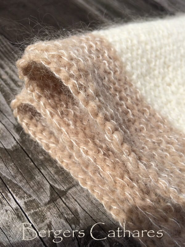 MonBebe couverture pure laine et mohair soie