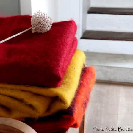 Plaids mohair produit et tisse en France