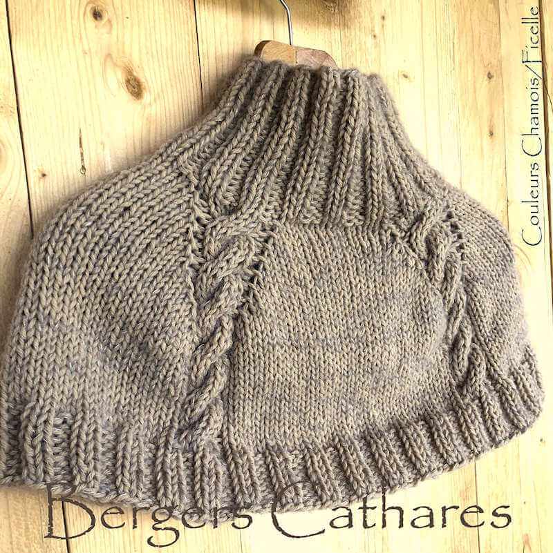 Zelie Capelet pure laine Nature et mohair Precieuse (4+3p)