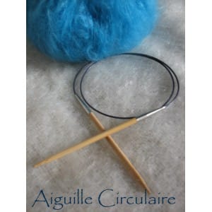Aiguilles à tricoter circulaires (80cm ou 60cm)